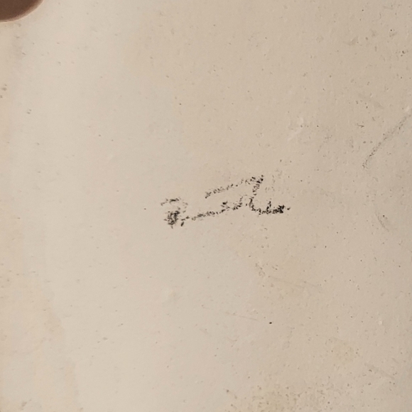 Fish Angelfish Tealight Pottery Candle Holder Artist Signed Ocean Beach - Picture 7 of 8